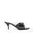 Balenciaga Balenciaga Cagole 70 Leather Sandals Black