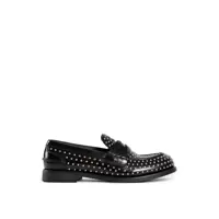 Pantofi fara toc Miu Miu Studded Penny Loafers Femei