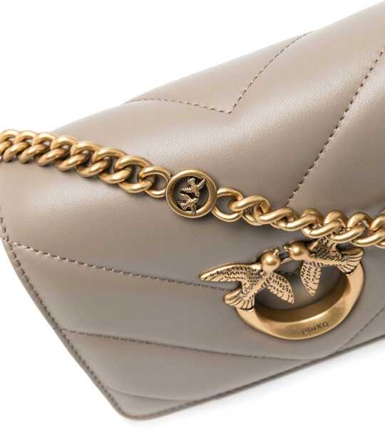 Genti tip postas Pinko Click Mini Love Bag BEIGE Femei (BM 17588683) 4