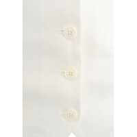 Sacouri Dama - Sacouri office Elisabetta Franchi Linen blend vest White Femei (BM 17588740) - B-mall.ro