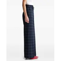Pantaloni Dama - Pantaloni eleganti Liu Jo Palazzo pants with waist belt White Femei (BM 17588800) - B-mall.ro