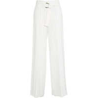 Pantaloni eleganti Palazzo pants with waist belt Femei