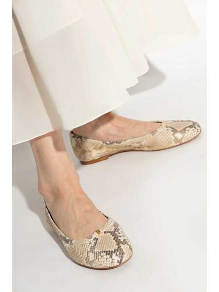 Pantofi slip-on Chloe Chlo Python Marcie Ballerina Flat Beige Femei (BM 17589054) 2