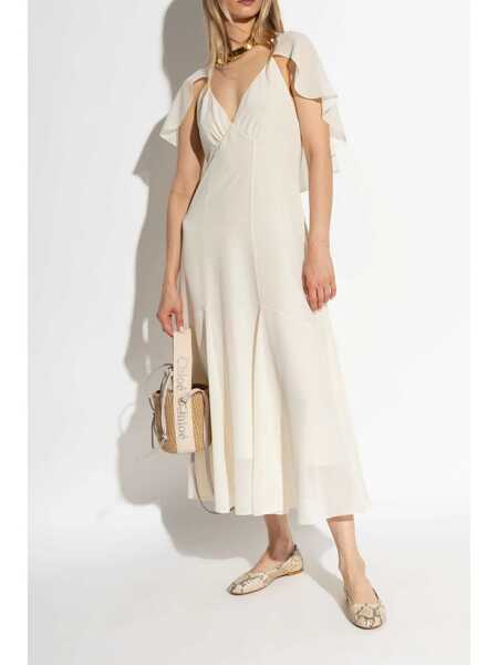 Pantofi slip-on Chloe Chlo Python Marcie Ballerina Flat Beige Femei (BM 17589054) 3