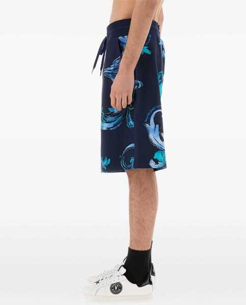 Pantaloni scurti Versace Jeans Couture Sports Shorts Outline Baroque BLUE Barbati (BM 17589109) 2