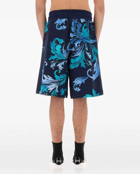 Pantaloni scurti Versace Jeans Couture Sports Shorts Outline Baroque BLUE Barbati (BM 17589109) 3