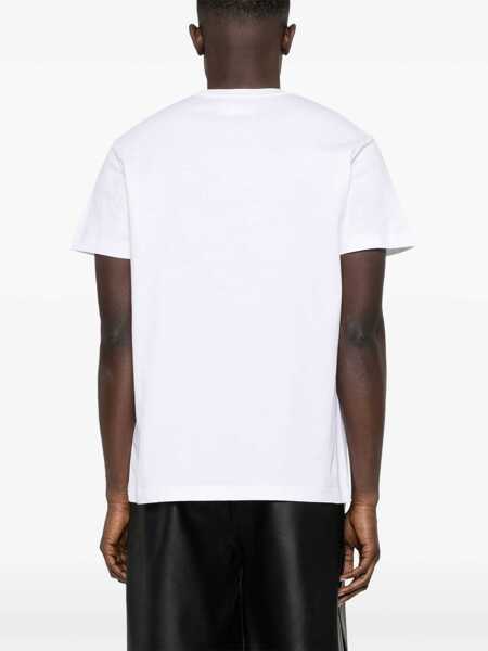 Tricouri Versace Jeans Couture Baroque Outline Logo T-Shirt WHITE Barbati (BM 17589178) 3