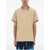 Versace Jeans Couture Polo Shirt With Baroque Outline Collar BEIGE