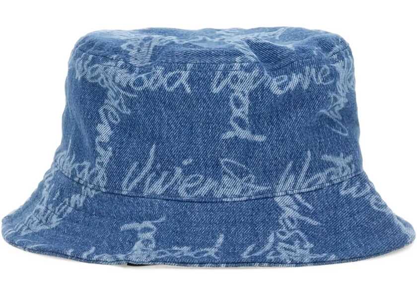 Palarii Vivienne Westwood Bucket Hat With Logo BLUE Femei (BM 17589349) 2