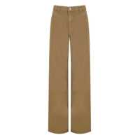 Blugi evazati FEDERICA TOSI BULL KHAKI STRAIGHT JEANS Femei