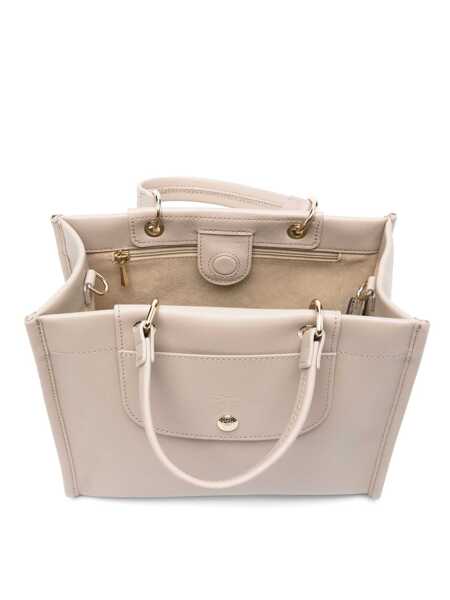 Genti de mana Longchamp Longchamp Bag With Handle S Cabas Beige Femei (BM 17590203) 4