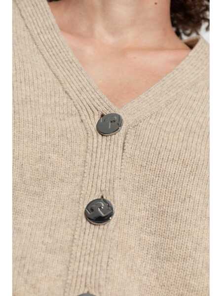 Cardigane Tory Burch Tory Burch Wool Cardigan Beige Femei (BM 17590938) 5