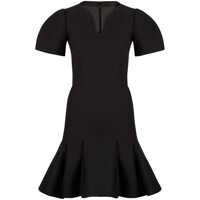 Rochii Nina Ricci Peplum Virgin Wool Dress Femei