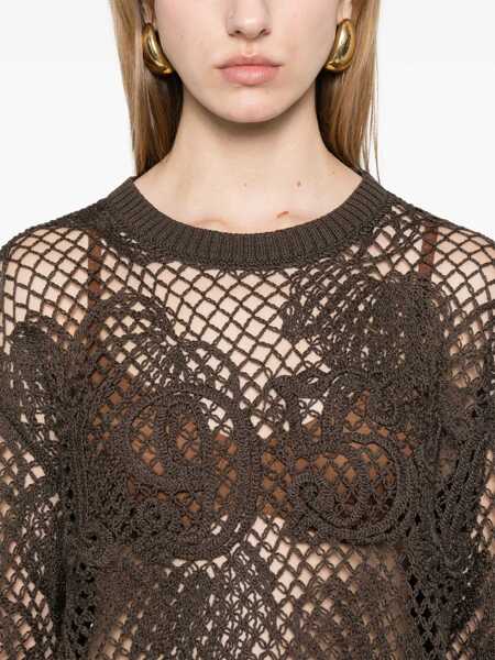 Pulovere Max Mara Max Mara Sweater BROWN Femei (BM 17591946) 5