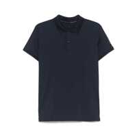Tricouri Polo Rrd RRD Blue Short Sleeve Classic Collar Polo Shirt Barbati