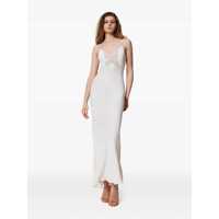 Imbracaminte Dama pagina 466 - Rochii TWINSET Twinset White Viscose Maxi Dress MADREPERLA Femei (BM 17592219) - B-mall.ro