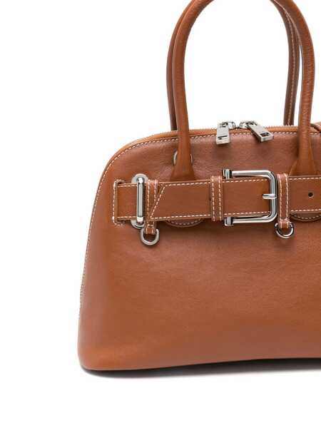 Genti de mana OSOI Osoi Zip Brocle Mid Tan Camel Handle Bag BROWN Femei (BM 17592477) 3