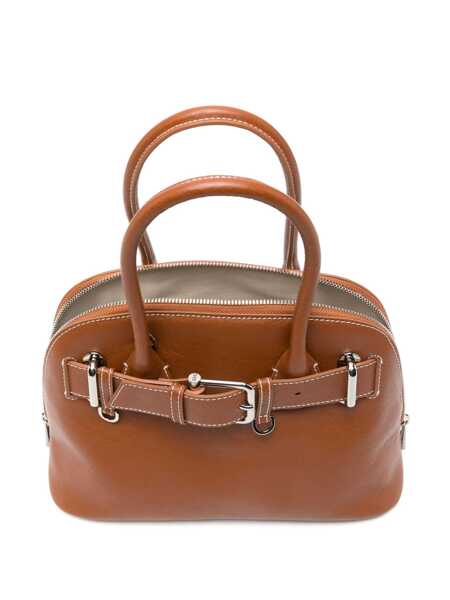 Genti de mana OSOI Osoi Zip Brocle Mid Tan Camel Handle Bag BROWN Femei (BM 17592477) 4