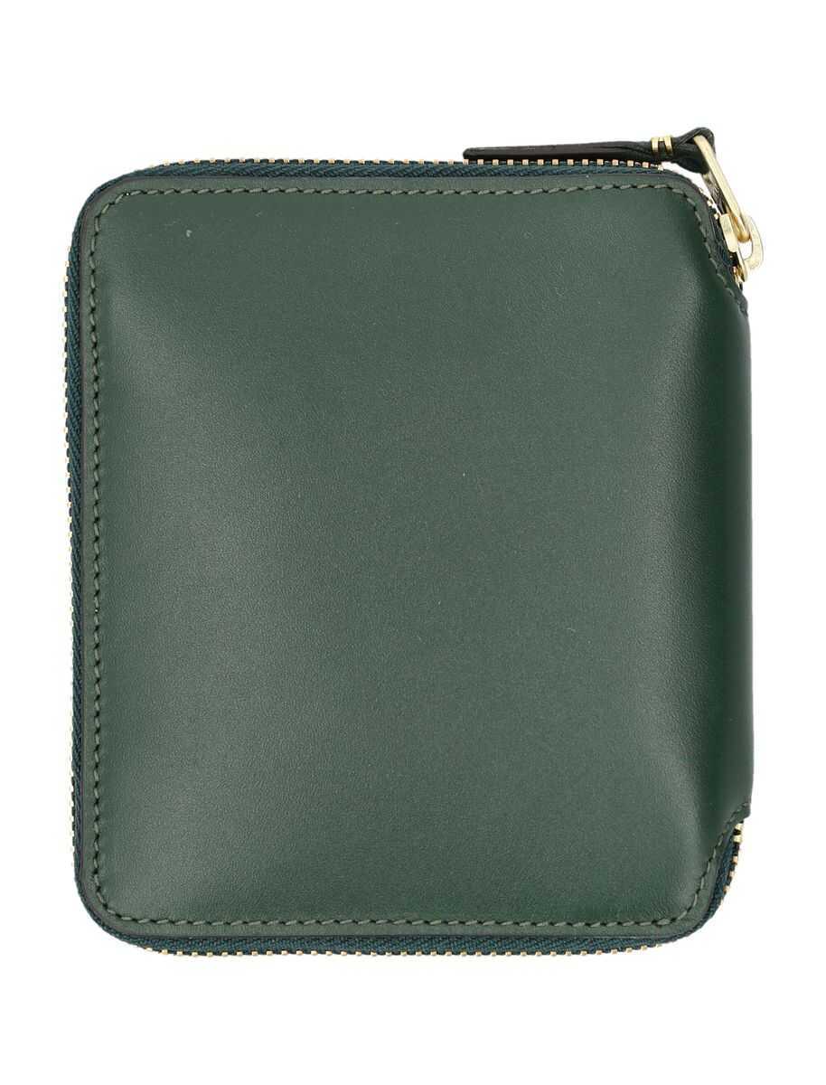 Portofele Comme des Garons Comme Des Garons Vertical Zip Around Wallet BOTTLE GREEN Femei (BM 17592486) 2