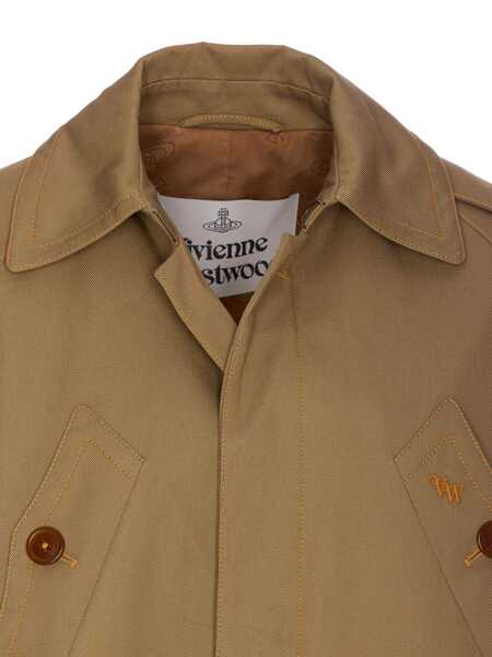 Paltoane Vivienne Westwood Vivienne Westwood Short Trench Coat Beige Femei (BM 17592834) 4