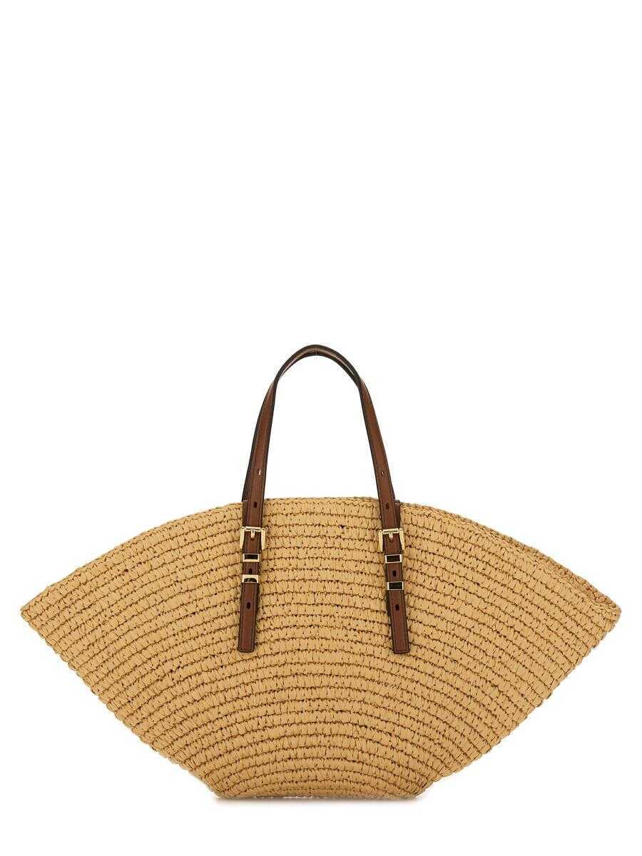 Genti de mana Michael Kors Michael Kors Isa Tote Bag Beige Femei (BM 17592843) 2