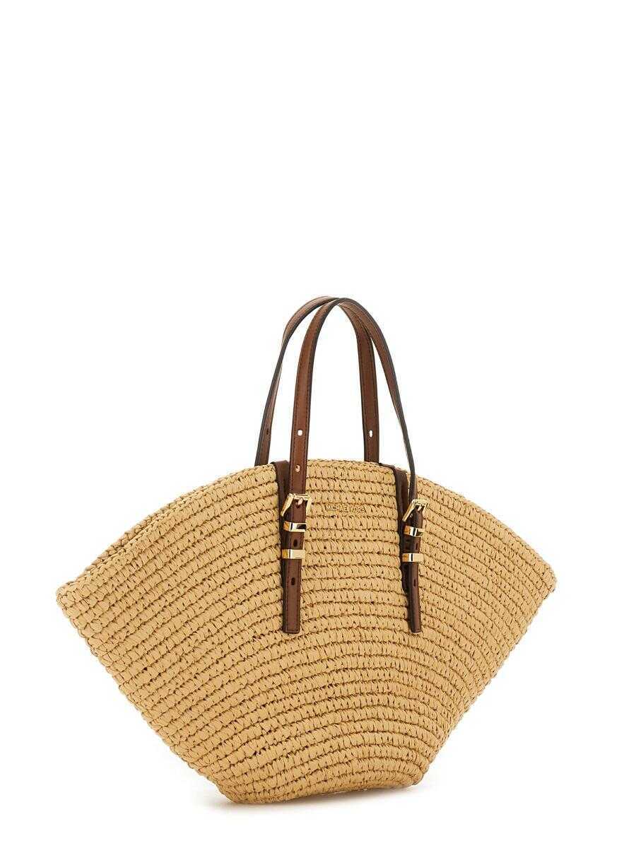Genti de mana Michael Kors Michael Kors Isa Tote Bag Beige Femei (BM 17592843) 3