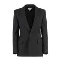 Sacouri Bottega Veneta Stretch Wool Blazer Femei