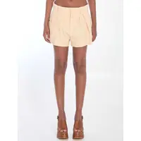 Pantaloni casual Cotton Canvas Mini Shorts Femei