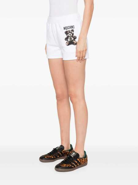 Pantaloni casual Moschino Moschino Moschino Teddy Bear Shorts WHITE Femei (BM 17594664) 3