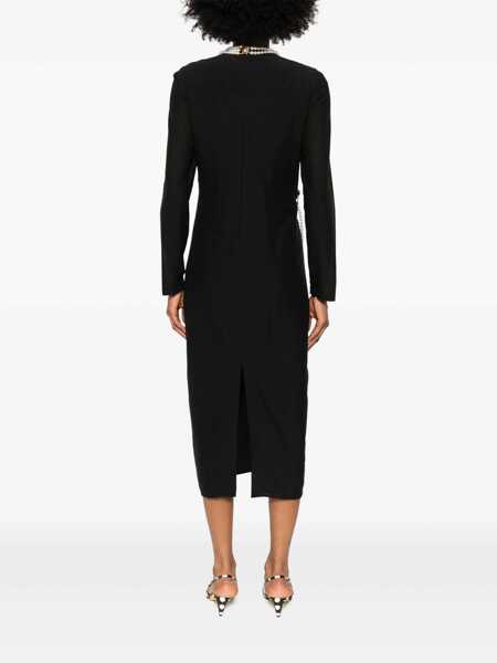 Rochii Moschino Moschino Midi Dress Black Femei (BM 17594703) 4
