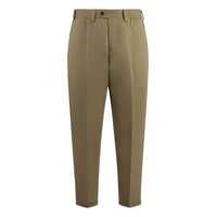 Pantaloni Pt Torino Cotton-Linen Trousers Barbati
