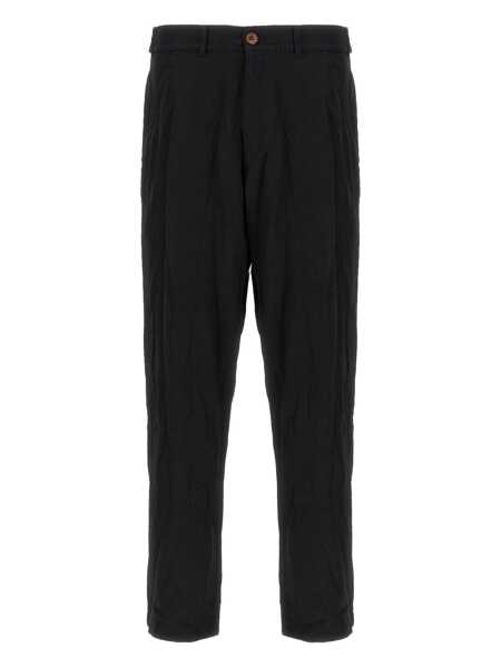 Pantaloni Comme des Garons Comme Des Garons Crinkled Pants Black Barbati (BM 17596050) 1