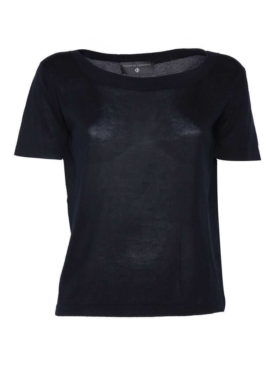 Pulovere Phi Fdl Phi Fdl Girocoll BLUE Femei (BM 17596224) 1