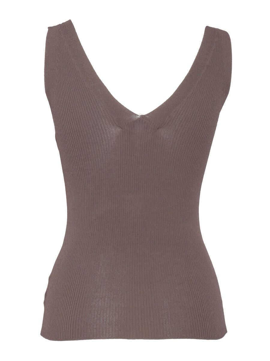 Topuri Phi Fdl Phi Fdl Top BROWN Femei (BM 17596227) 2