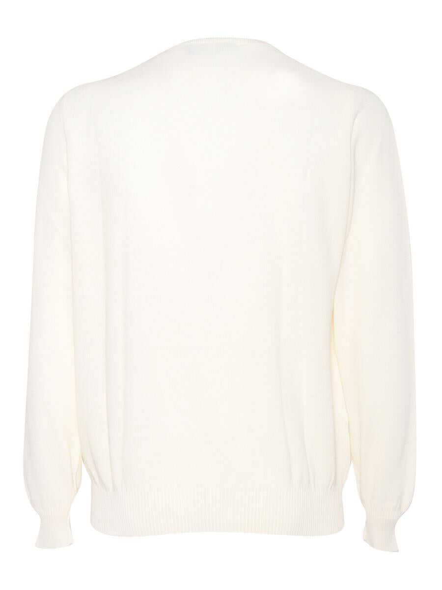 Pulovere Phi Fdl Phi Fdl Girocoll WHITE Barbati (BM 17596641) 2