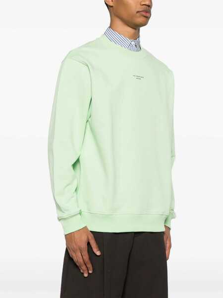 Pulovere DRLE DE MONSIEUR Drle De Monsieur Le Sweatshirt Slogan Classique Clothing LIGHT GREEN Barbati (BM 17597178) 3