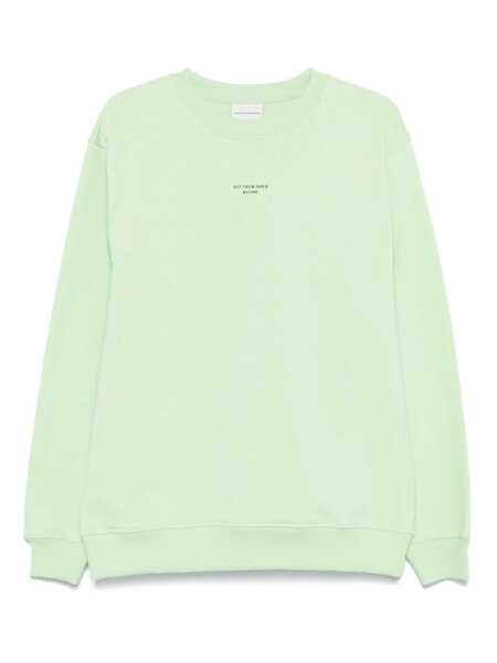 Pulovere DRLE DE MONSIEUR Drle De Monsieur Le Sweatshirt Slogan Classique Clothing LIGHT GREEN Barbati (BM 17597178) 1