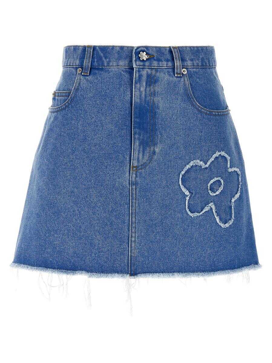 Fuste Marni Marni Patch Skirt BLUE Femei (BM 17597202) 1