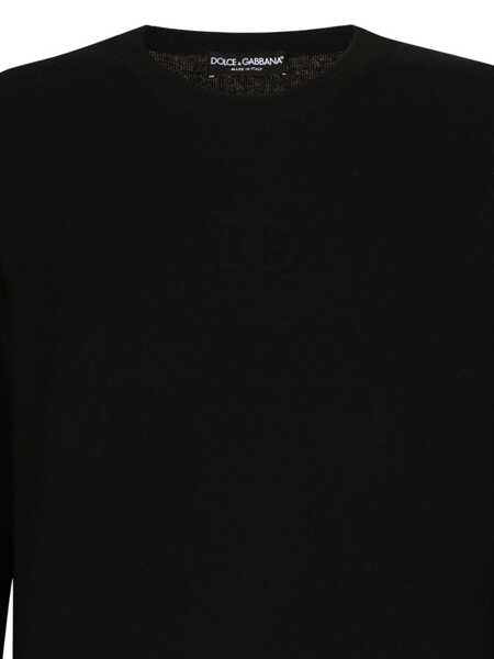 Pulovere Dolce & Gabbana Dolce & Gabbana Virgin Wool Sweater Black Barbati (BM 17597289) 2
