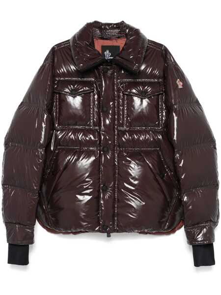 Geci de iarna Moncler Grenoble Moncler Grenoble Tecka Short Down Jacket BROWN Barbati (BM 17597568) 1