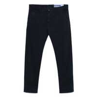 Pantaloni Jacob Cohen Navy Blue Stretch Trousers Barbati