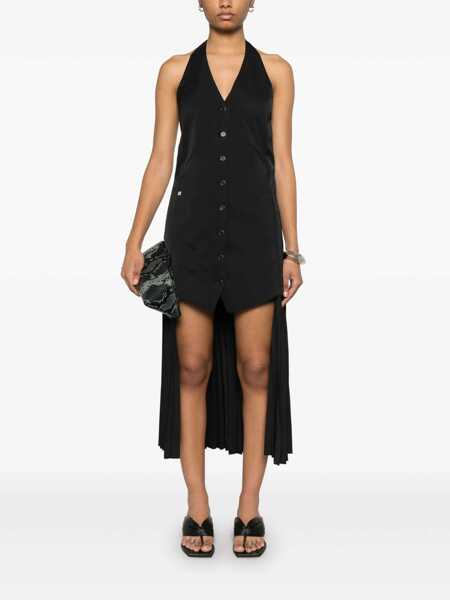 Rochii HELMUT LANG Helmut Lang Halter Vest Drs.Roun Clothing Black Femei (BM 17598768) 2