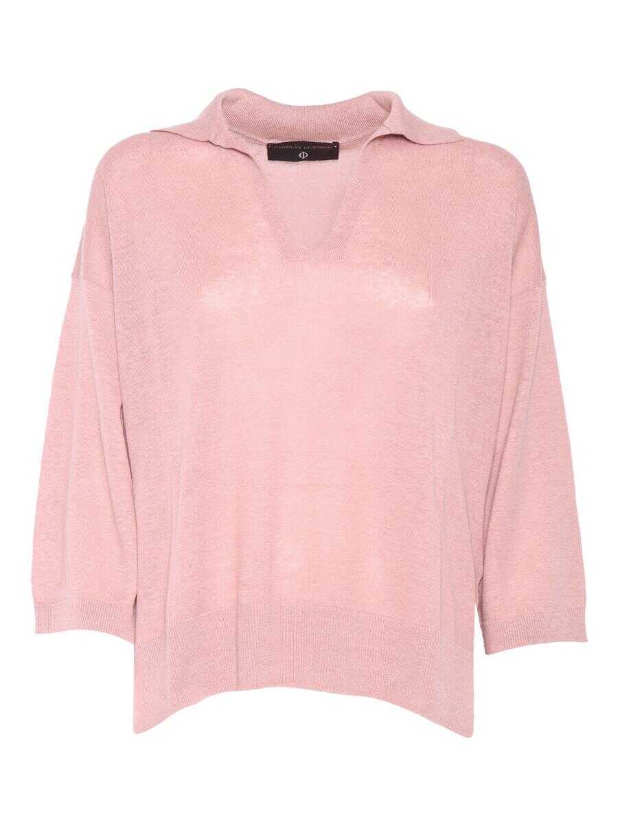 Tricouri Polo Phi Fdl Phi Fdl Polo PINK Femei (BM 17598975) 1