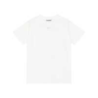 Tricouri Ganni Cotton T-Shirt With Front Embroidered Logo Femei
