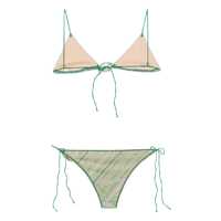 Imbracaminte OSEREE Dama - Costume de baie OSEREE Osree Shiny Stripes O - Kini Clothing GREEN Femei (BM 17599611) - B-mall.ro