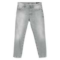 Blugi Dondup Grey Cotton Stretch Jeans Barbati