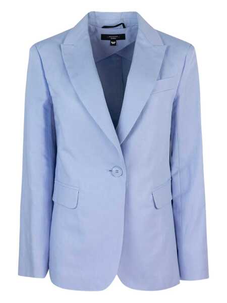 Paltoane Max Mara QUITO Jacket Light Blue Femei (BM 17600415) 1
