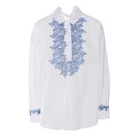 Camasi White shirt with lace Femei