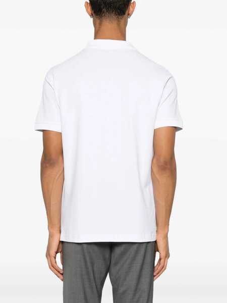 Tricouri Polo Fay PIQUET STRETCH POLO White Barbati (BM 17600973) 3