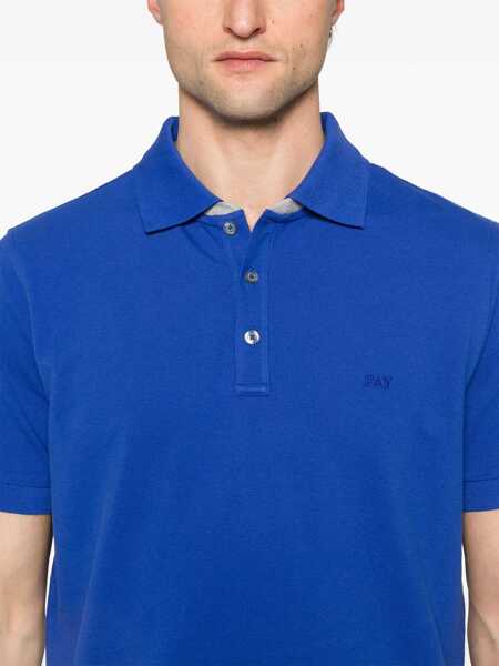 Tricouri Polo Fay PIQUET POLO Blue Barbati (BM 17600982) 4